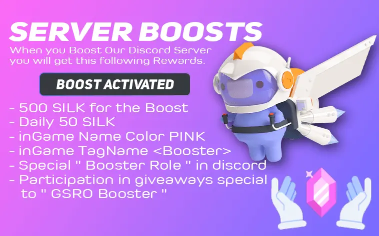 PureSRO Discord Nitro Boost